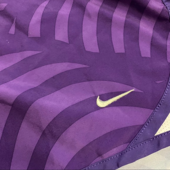 Nike Tempo DRI-FIT running purple athletic shorts - Picture 4 of 10